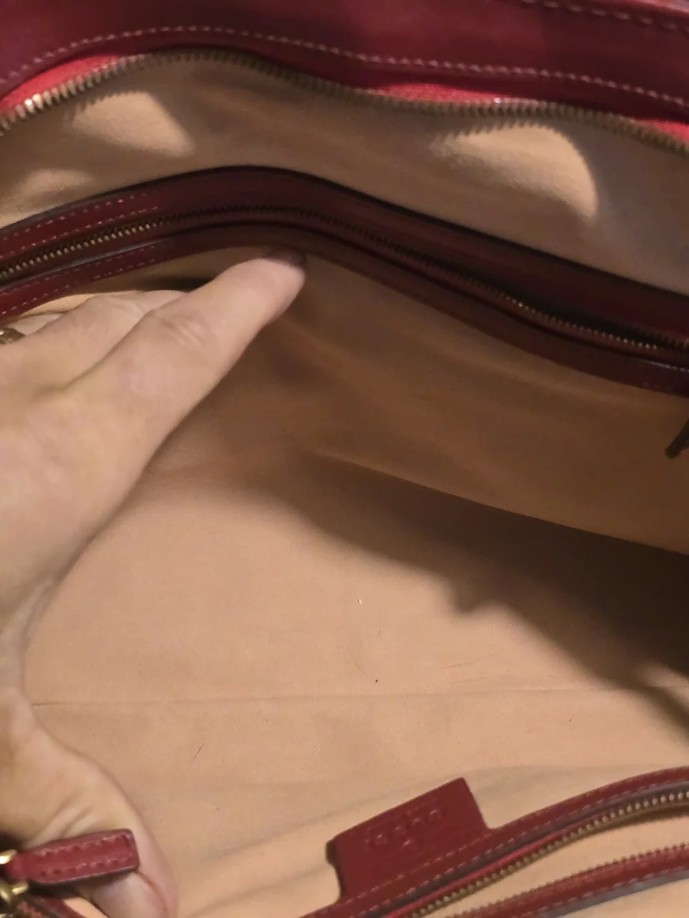 Gucci Re(Belle) Medium Wine Leather Top-Handle Satchel with Gold GG